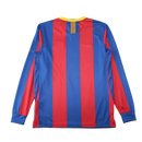 Camisa Barcelona I 2010/11 Manga Longa