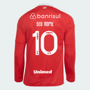 Camisa Adidas Internacional Manga Longa 2025/26 I Com Patrocínios