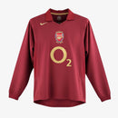 Camisa Arsenal I 2005/06 Manga Longa