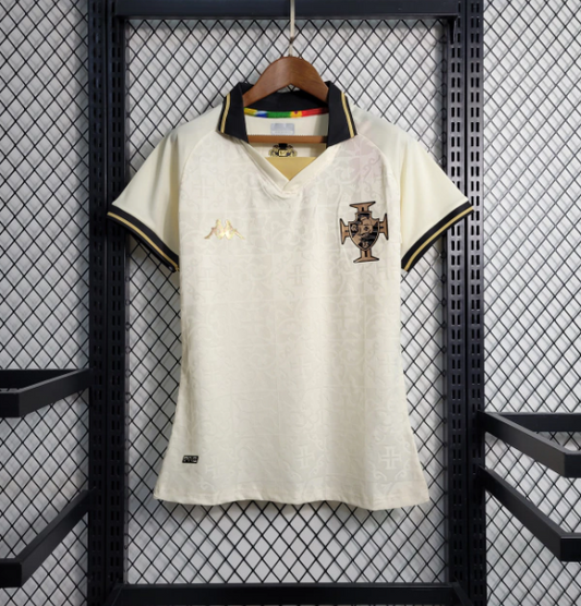 Camisa Vasco Especial 22/23 - Kappa Torcedor Feminina - Branca