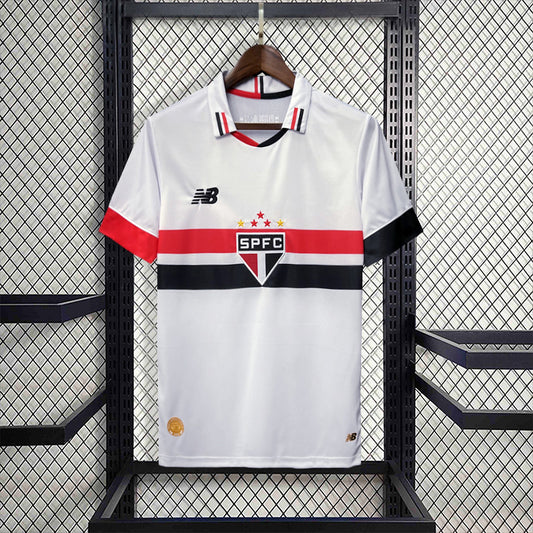 Camisa São Paulo Home 24/25 - New Balance Torcedor Masculina - Lançamento