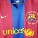 Camisa Barcelona I 2007/08 Manga Longa