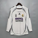 Camisa Real Madrid I 2006/07 Manga Longa