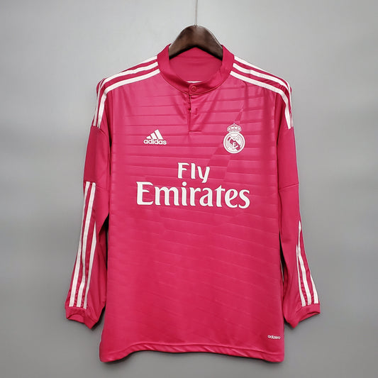 Camisa Real Madrid Reserva 14/15 - Versão Retro Manga Comprida